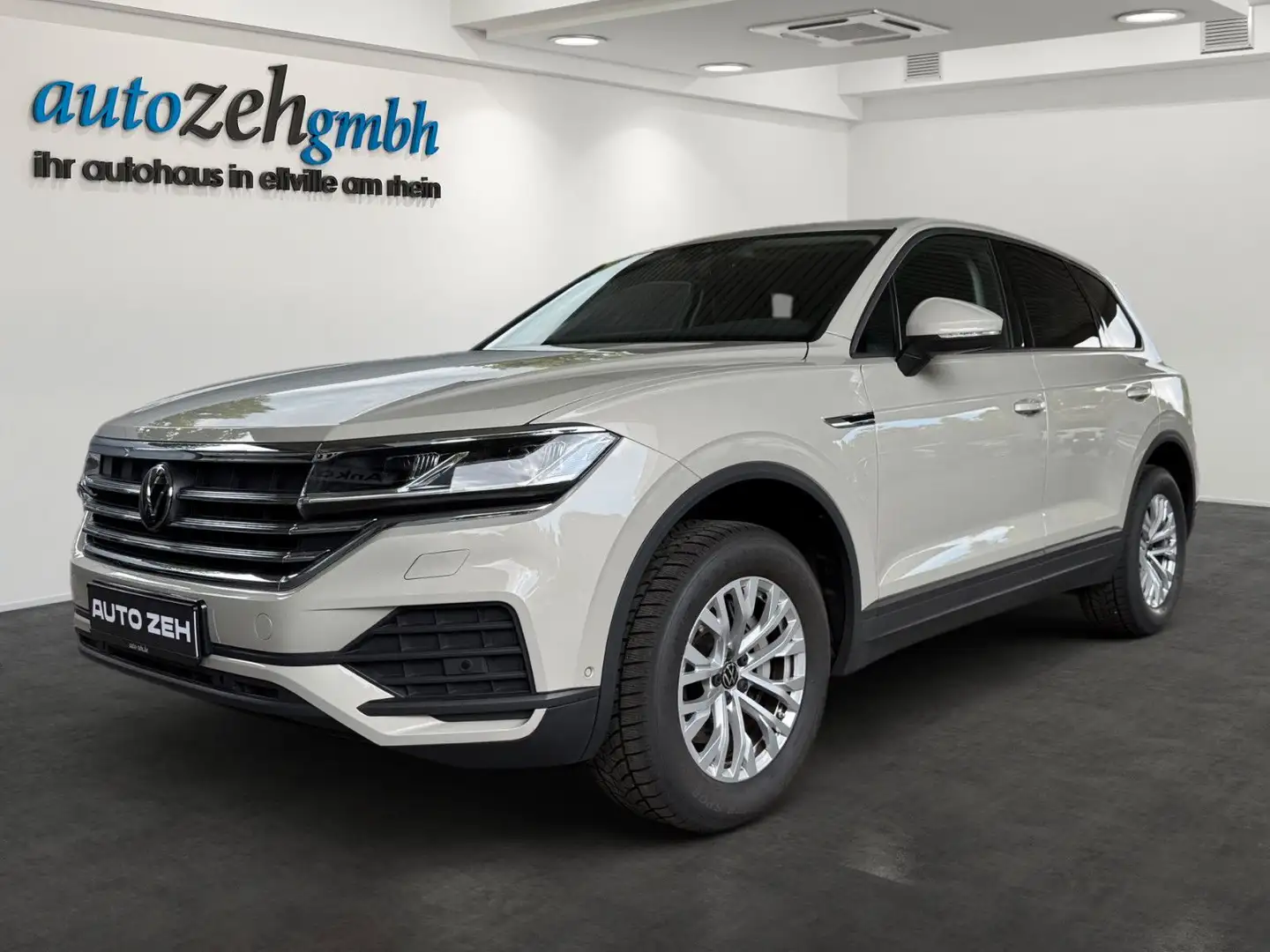 Volkswagen Touareg 4M +AHK+Leder+Navi+Sitzh+Kamera+e-Klappe Beige - 1