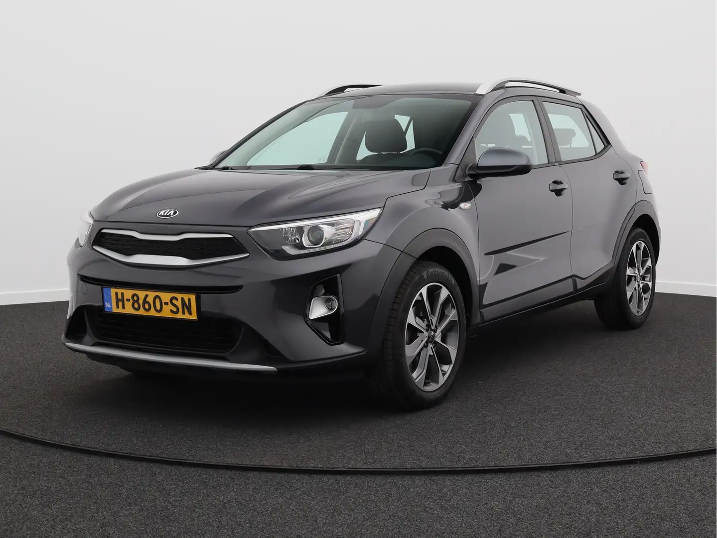 Kia Stonic 1.0 T-GDi DynamicLine/ lage km/ zeer mooi! Grijs - 1