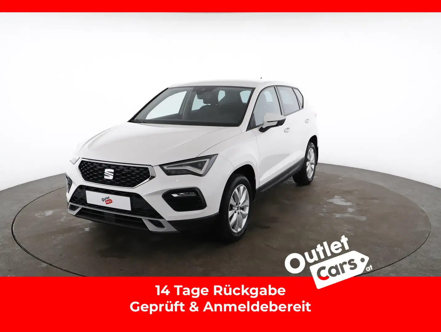 SEAT Ateca 2.0 TDI Style ASSIST+AHK+LED+RADAR+RFK Weiß - 1