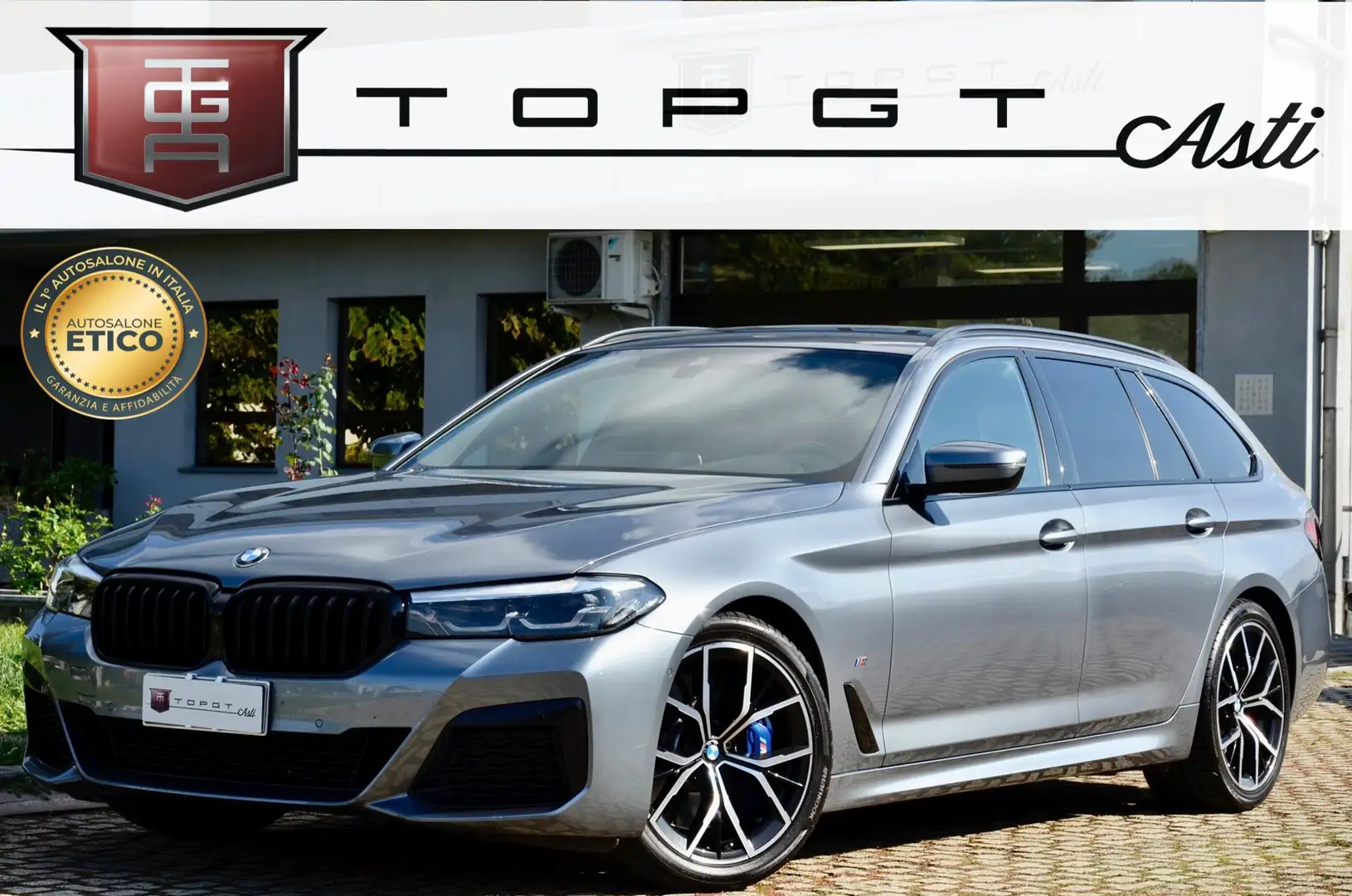 BMW 530 530d Touring mhev 48V xdrive Msport auto , Permute Bleu - 1