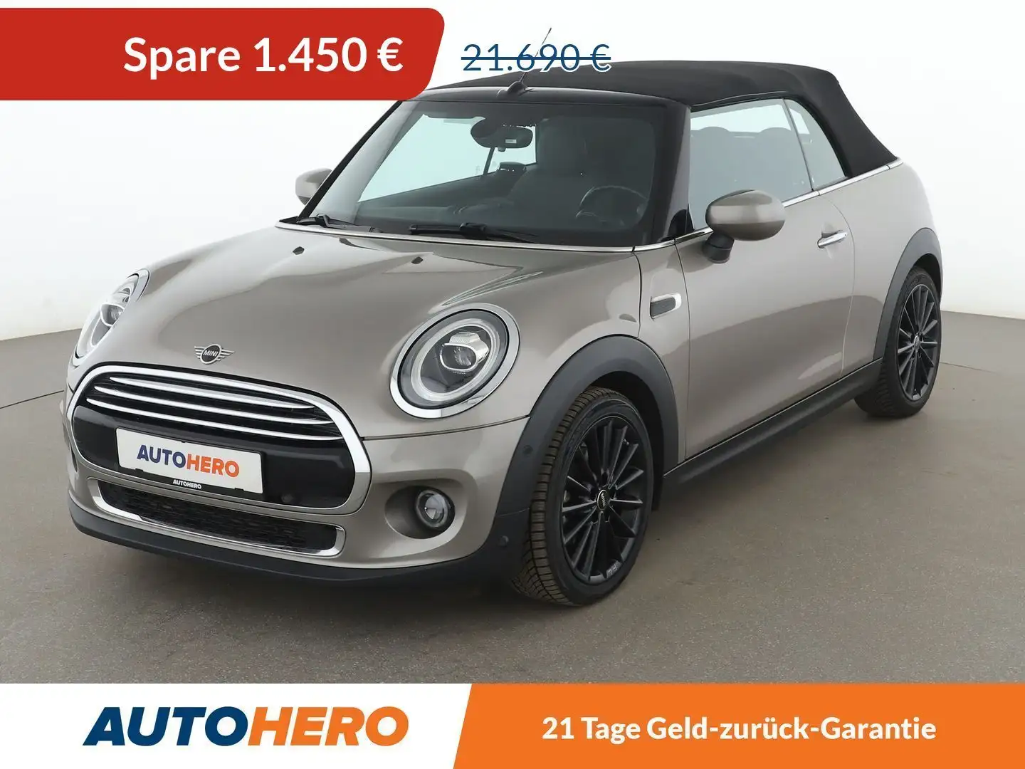 MINI Cooper Cabrio Cooper Aut.*NAVI*LED*TEMPO*H&K*PDC*SHZ* Gris - 1