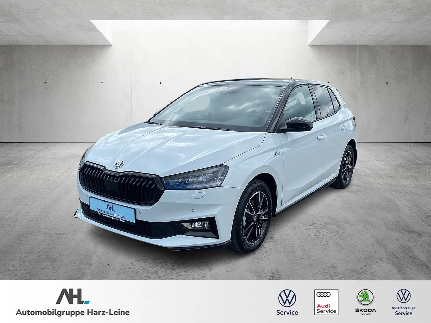 Skoda Fabia 1.0 TSI "Monte Carlo" DSG/LED/ACC/PDC/SMARTLINK Blanc - 1
