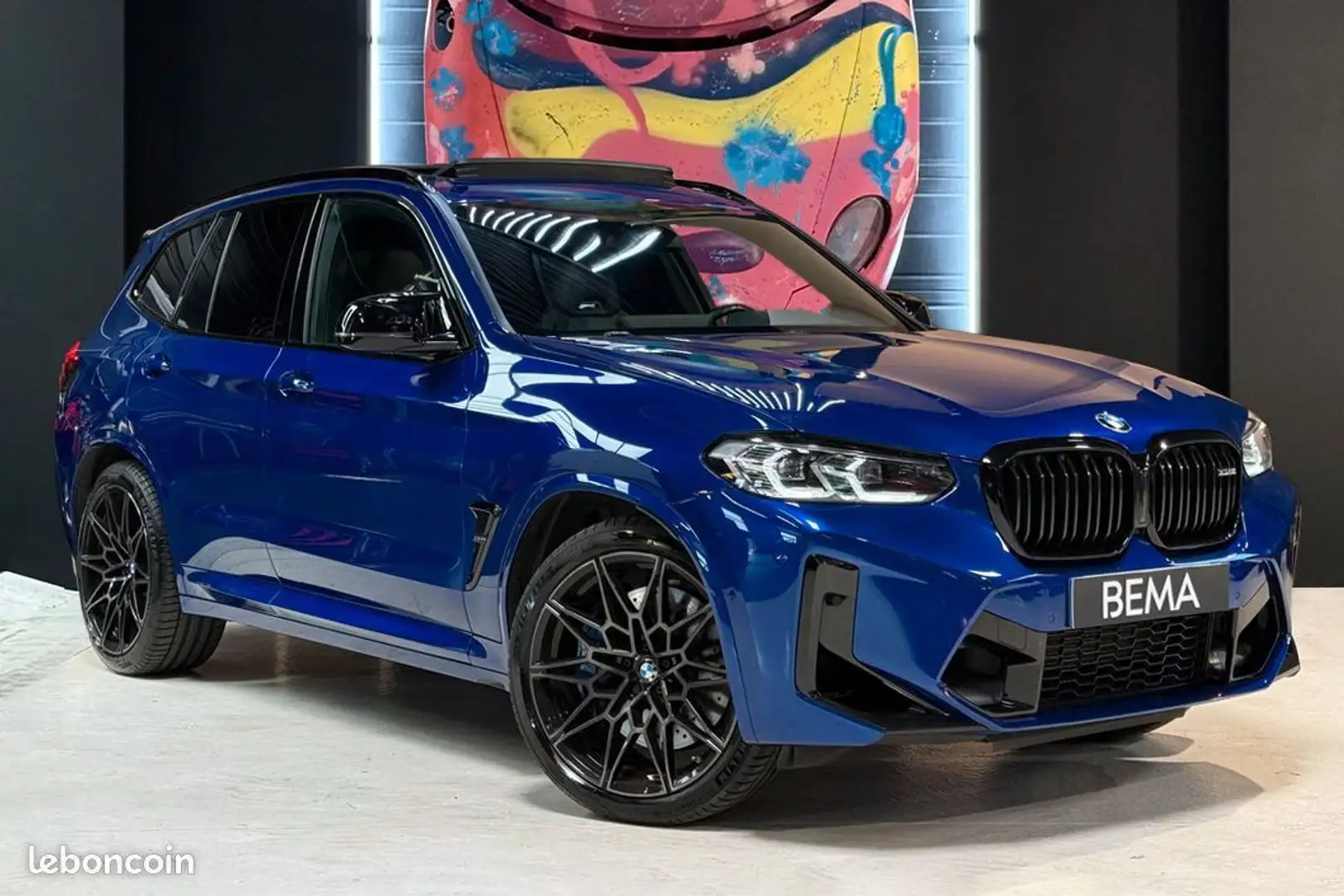 BMW X3 M 3.0I BI-TURBO 510CH COMPETITION | Malus Payé Toit Ouvrant Harman-Kardon Affichage tête haute Blau - 1