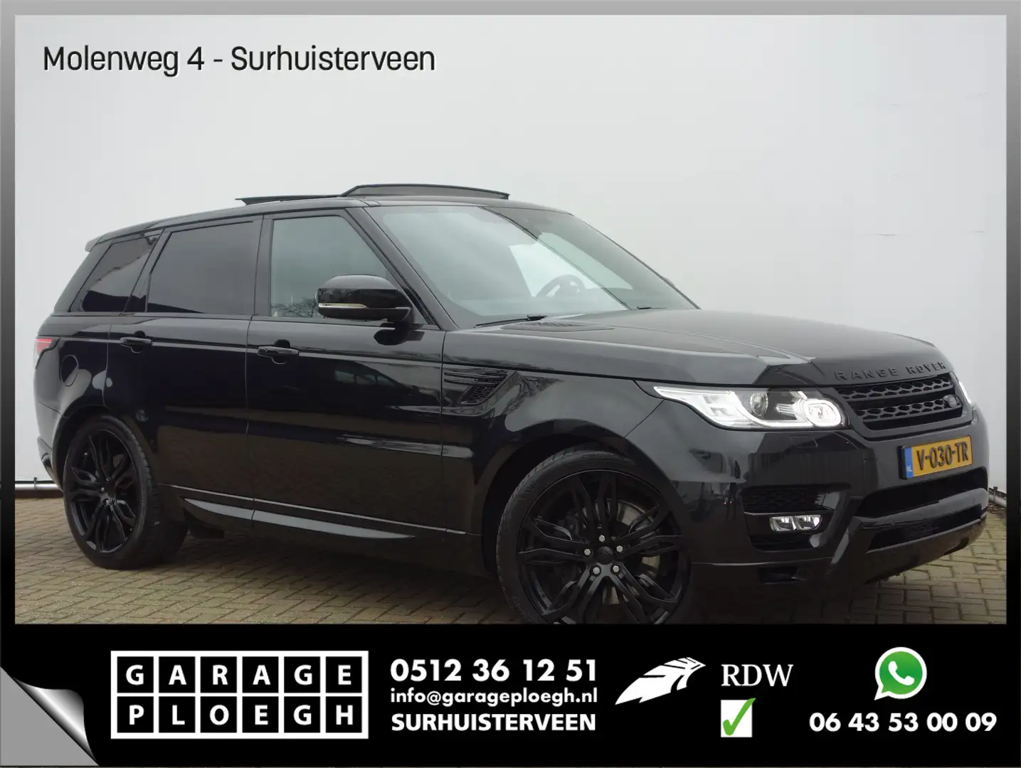 Land Rover Range Rover Sport SD4 241pk HSE Grijs kenteken Pano Nav/Cam Leer Tre Fekete - 1