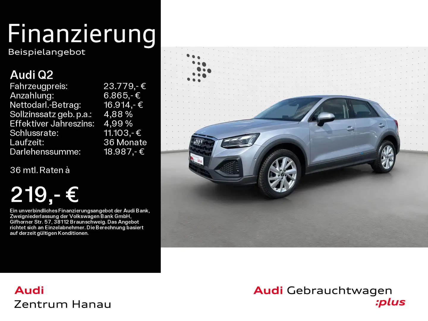 Audi Q2 30 TDI Stronic *MATRIX*NAVI-PLUS*KAMERA*ALU* Серебристый - 1