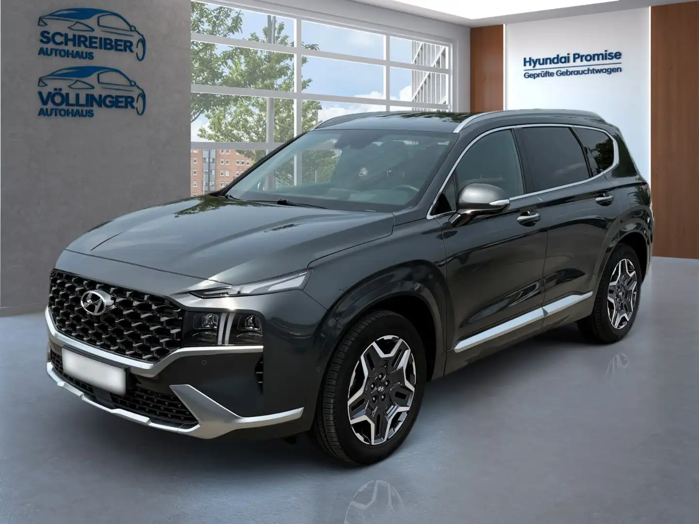 Hyundai SANTA FE Signature Plug-In Hybrid 4WD Groen - 1