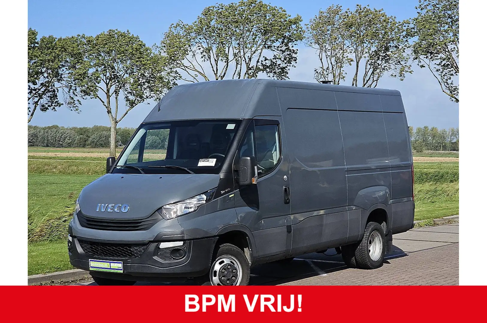 Iveco Daily 35C15V 3.0L L2H2, dubbellucht, airco,camera, trekh Grijs - 1