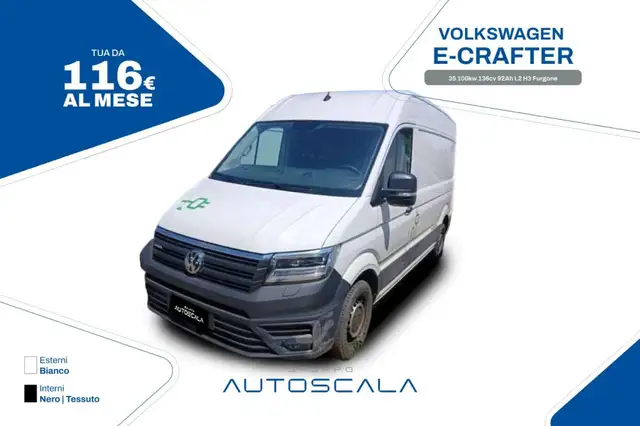 Volkswagen Crafter E-CRAFTER 35 100kw 136cv 92Ah L2 H3 Furgone