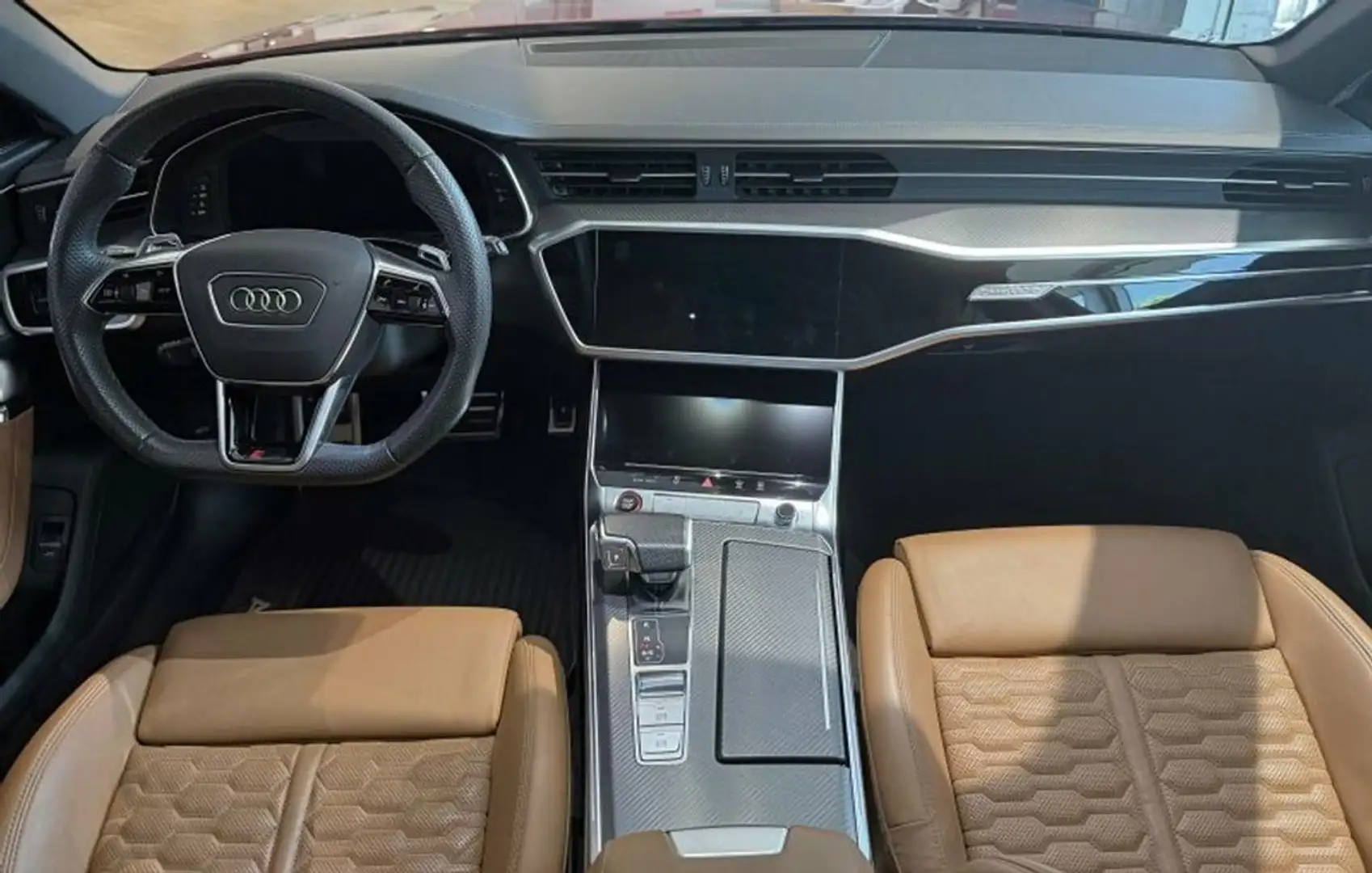 Audi A6 RS 6 Avant 4.0 TFSI 441 kW (600 CV) tiptronic quat Rouge - 2