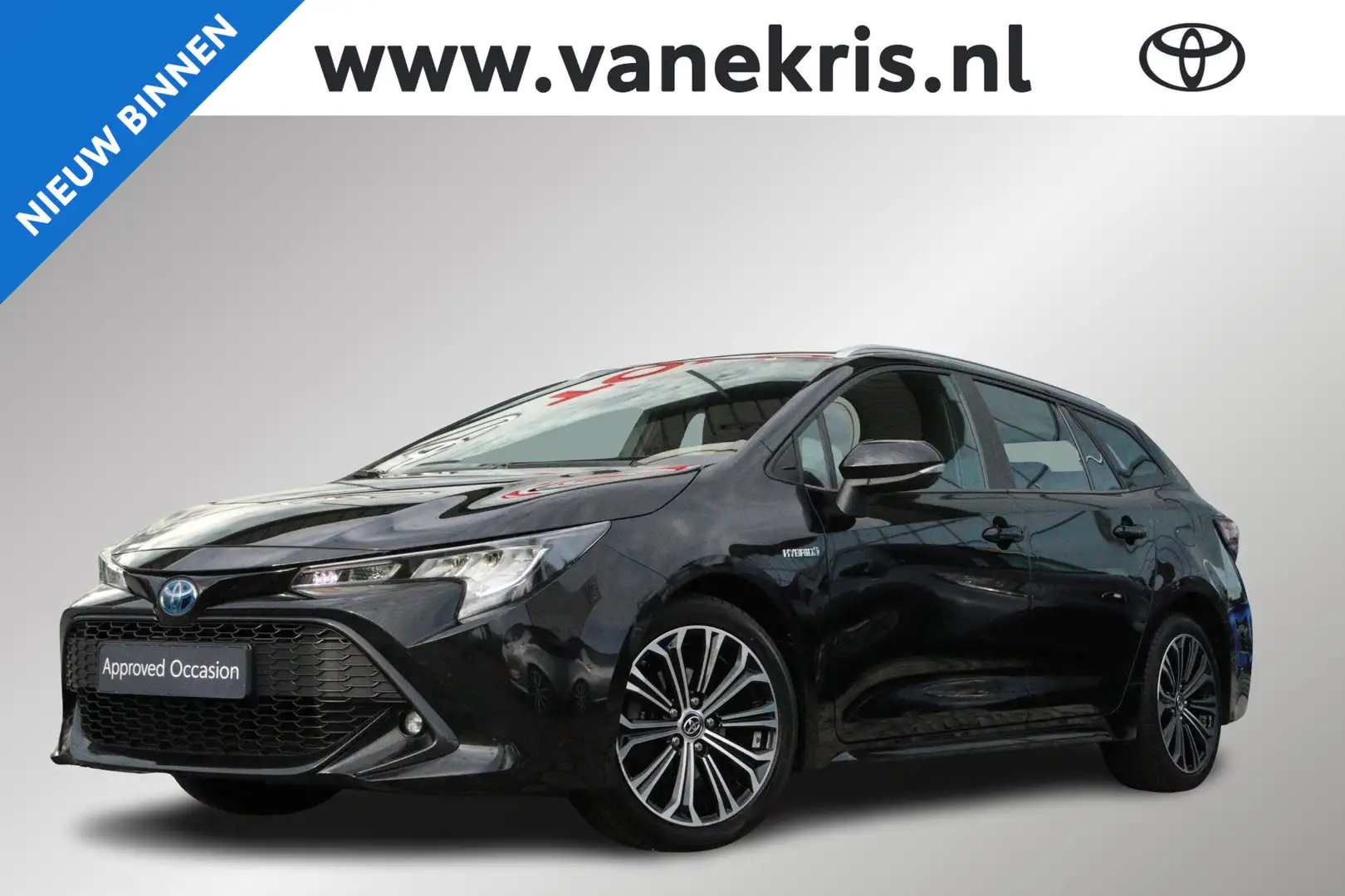 Toyota Corolla Touring Sports 1.8 Hybrid Dynamic, Navigatie Parke Zwart - 1