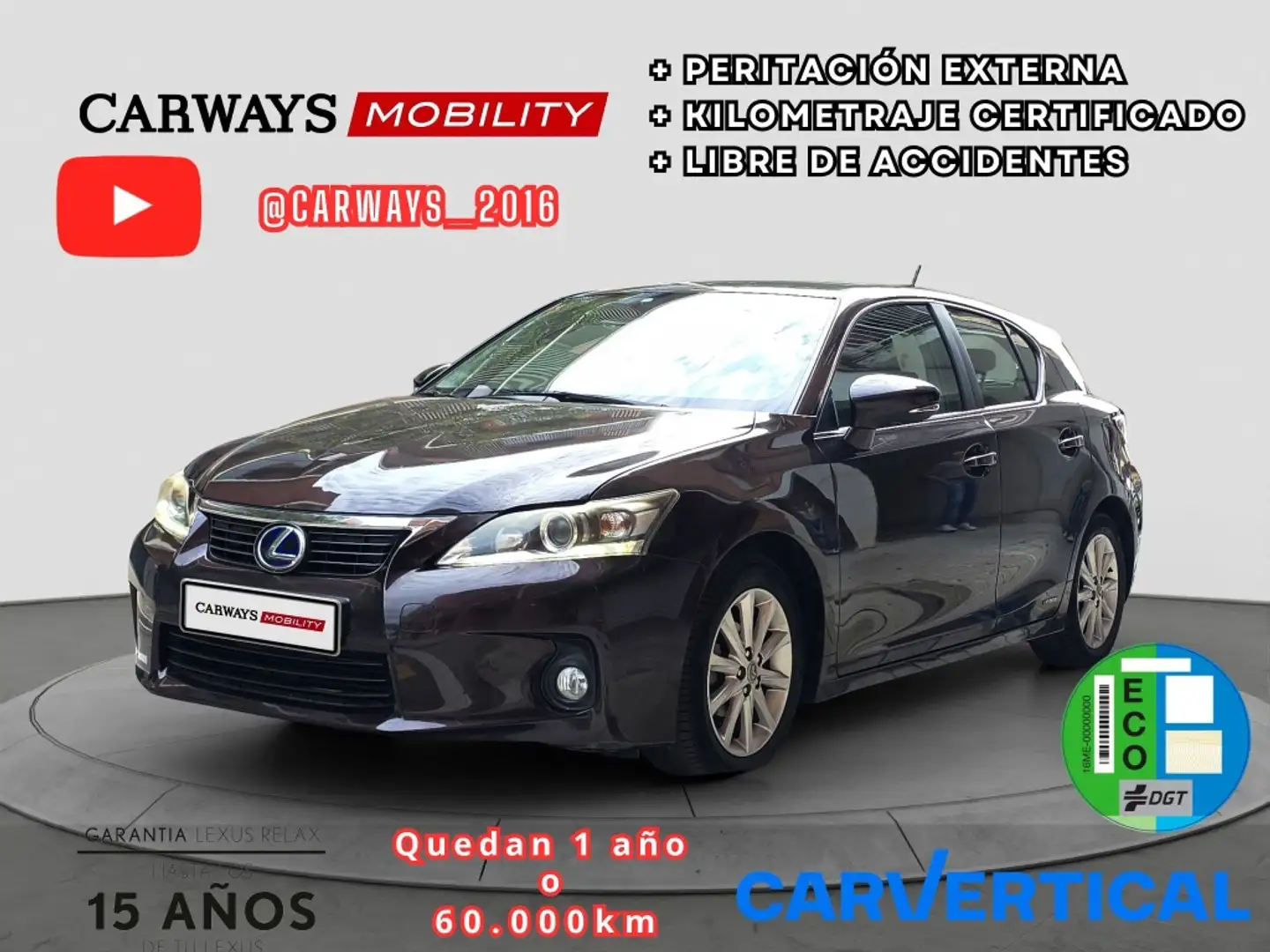 Lexus CT 200h Marrón - 1