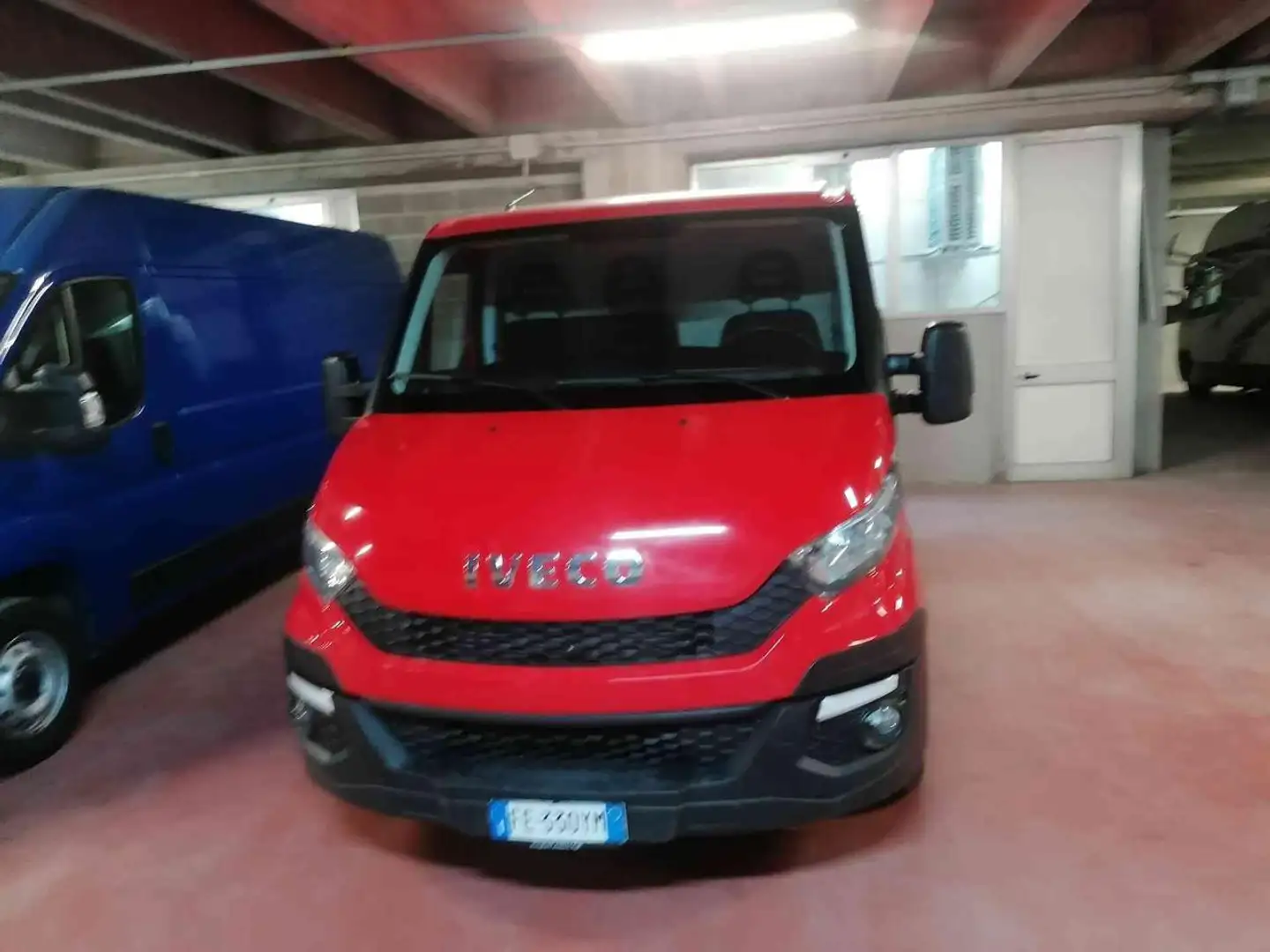 Iveco Daily 35C21A8V 3.0 HPT PM-TN- Furgone Hi-Matic Piros - 2