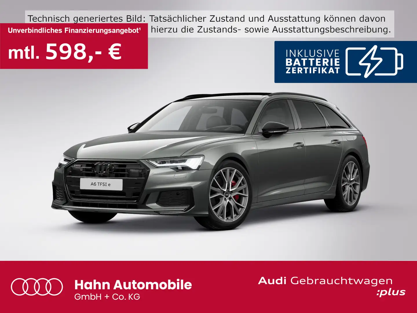 Audi A6 55 TFSIe quattro S line HUD B&O AHK-Vor Grau - 1