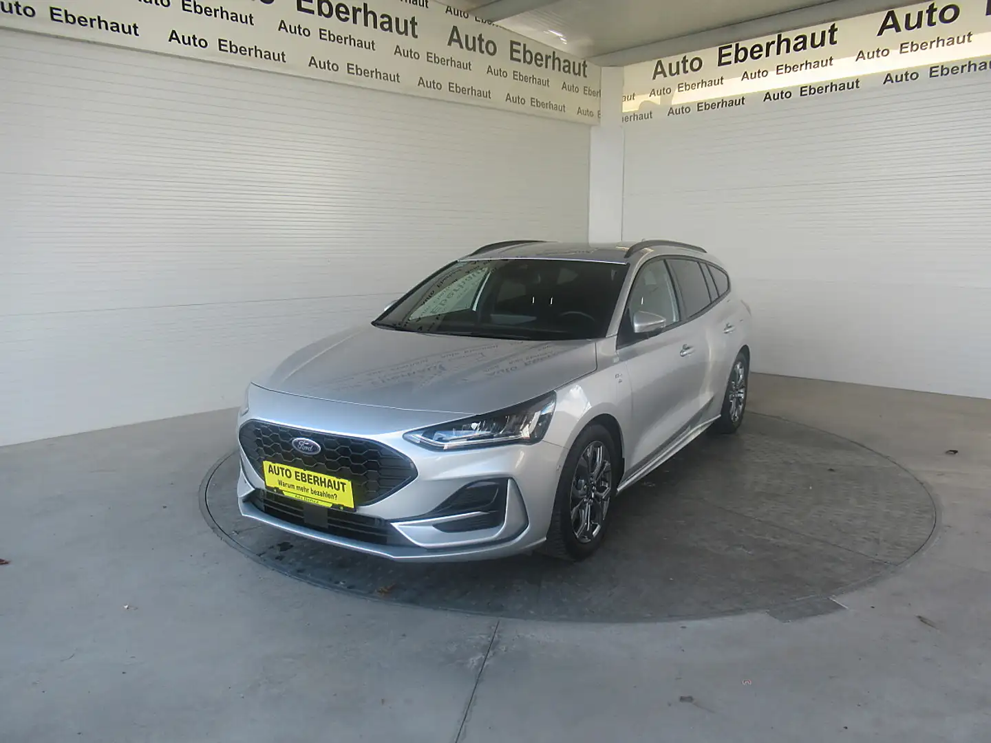 Ford Focus Turnier 1,0 EcoBoost Hybrid ST-Line Aut. *Tempo... Silber - 1
