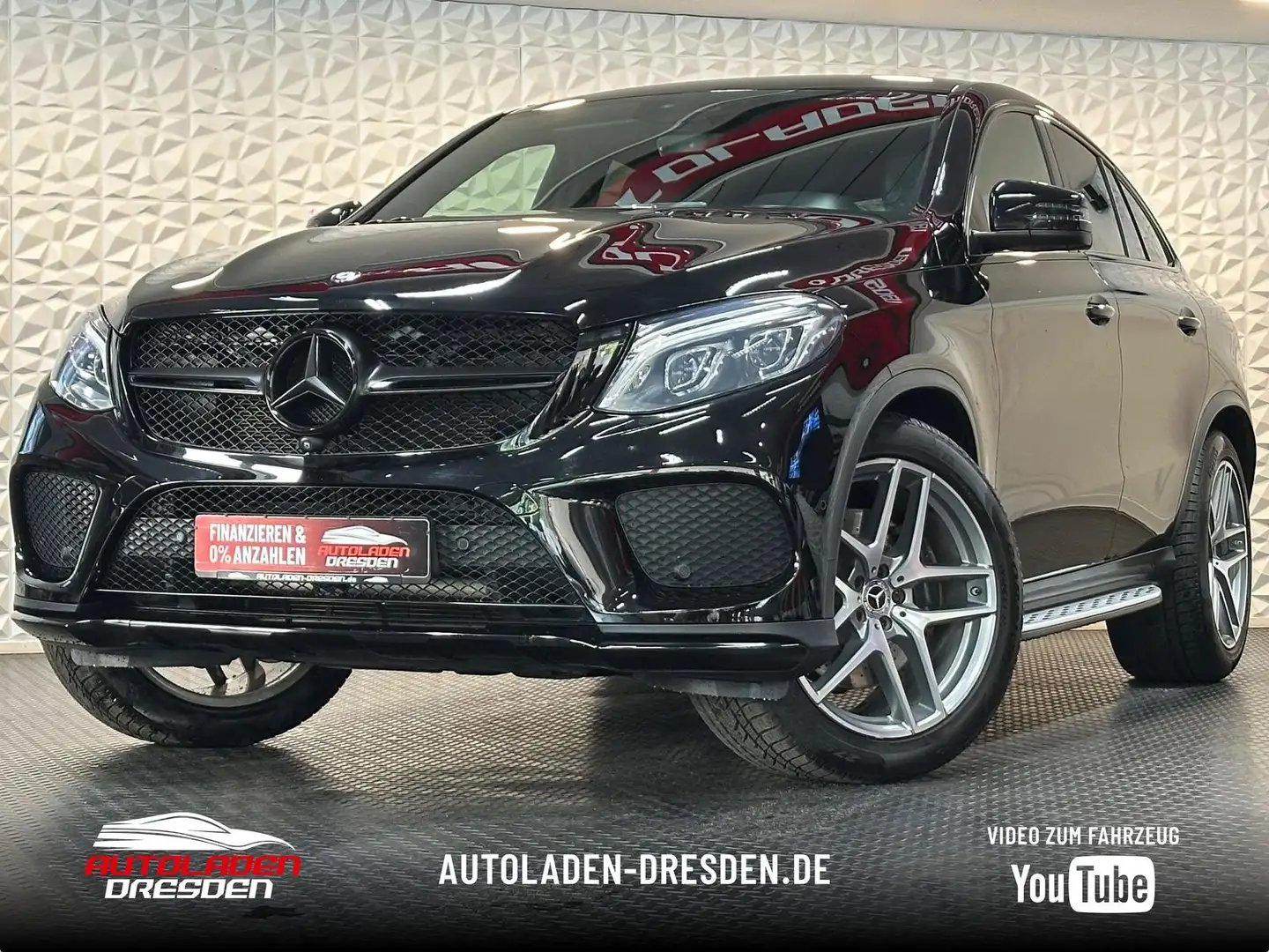 Mercedes-Benz GLE 400 GLE400 Coupe AMG 4Matic LED#SH#SHZ#AHK#HUD#TEMPO Czarny - 1
