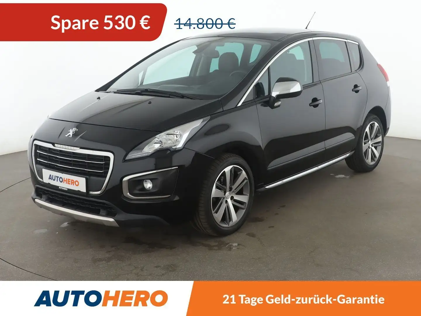 Peugeot 3008 2.0 HDi Allure Aut.*NAVI*TEMPO*PDC*SHZ*ALU* Schwarz - 1