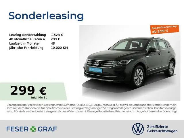 Volkswagen Tiguan Elegance 4M 2.0 TDI DSG Navi AHK Kamera LED