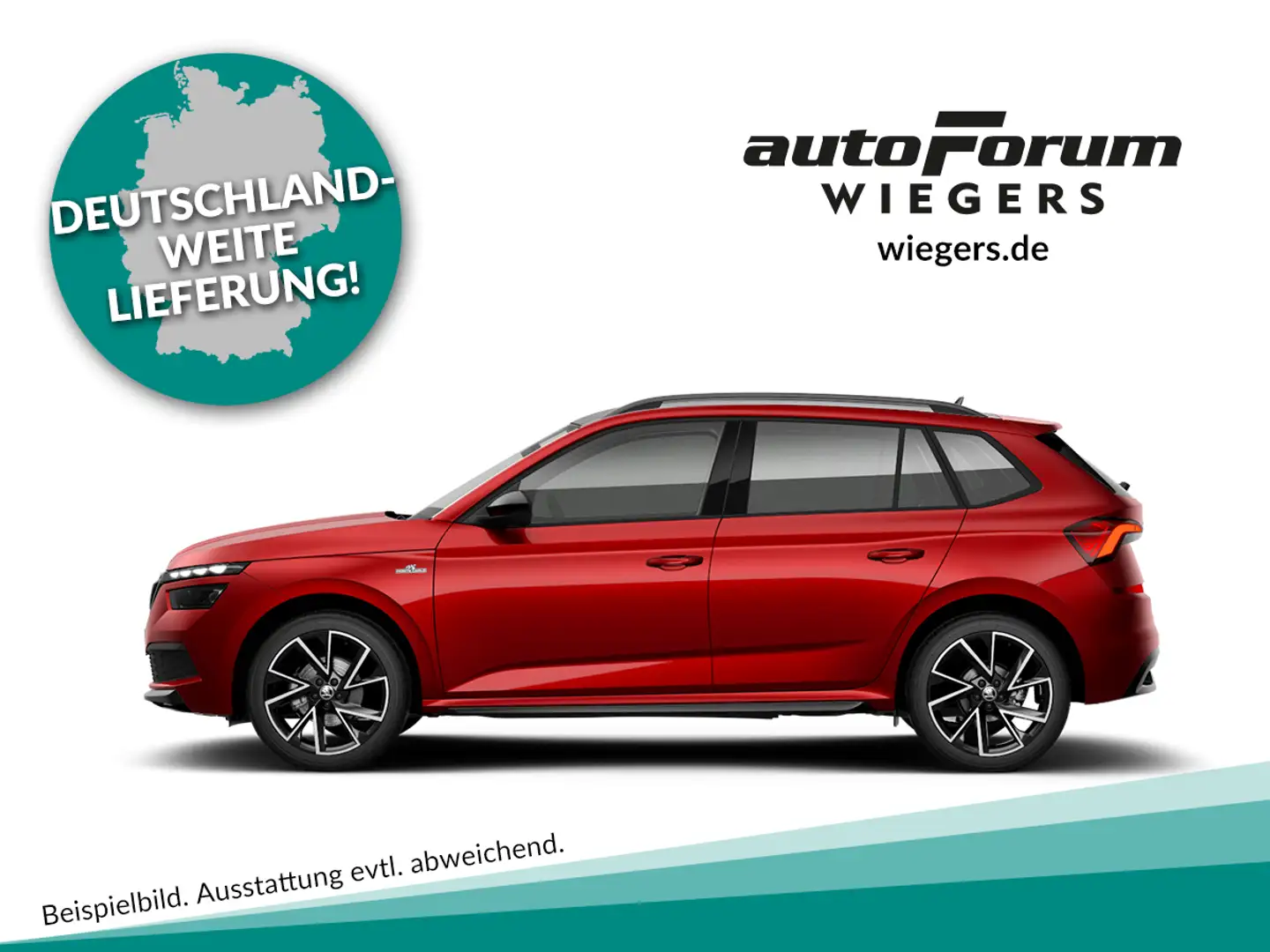 Skoda Kamiq *AKTION* Monte Carlo 1.0 TSI (116 PS) DSG Blau - 2
