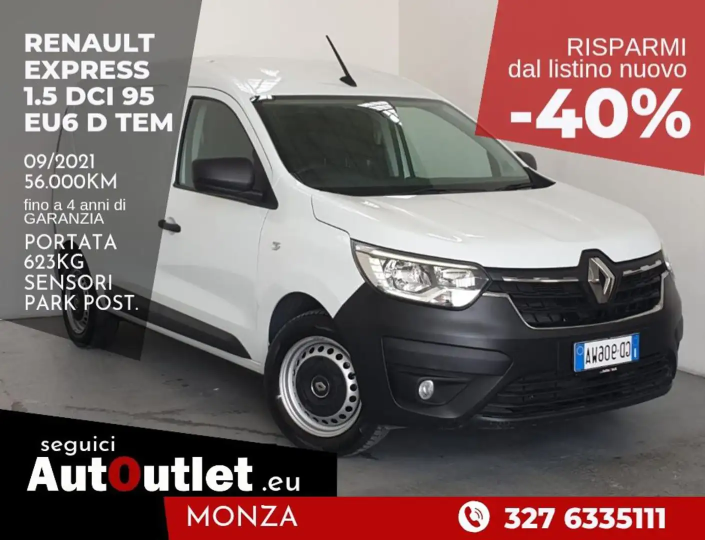 Renault Express 1.4 Blue dCi 95 Van Blanco - 1
