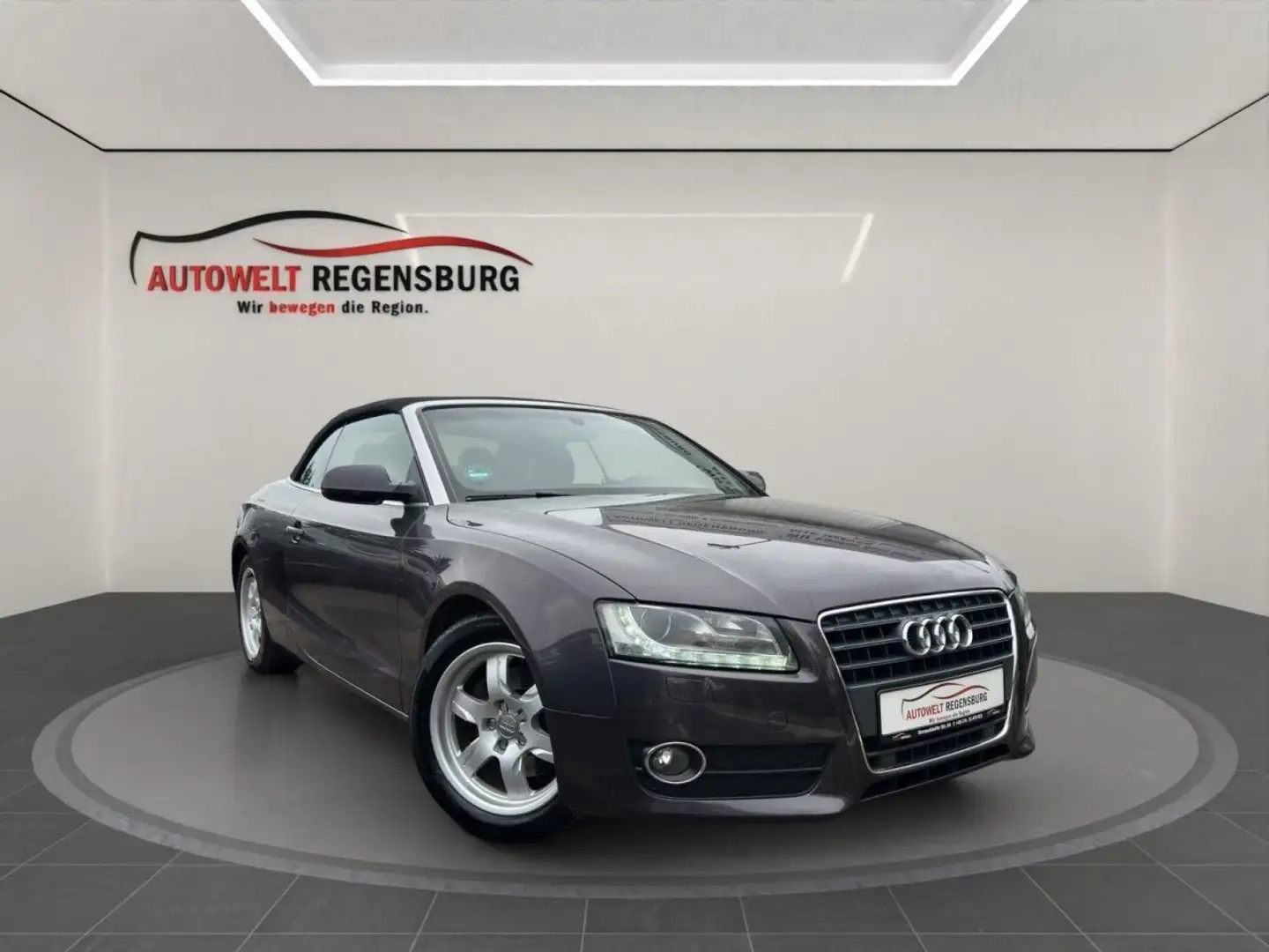 Audi A5 Cabrio 2.0 TDI XEN LEDER NAVI Exclusive Line Gris - 1