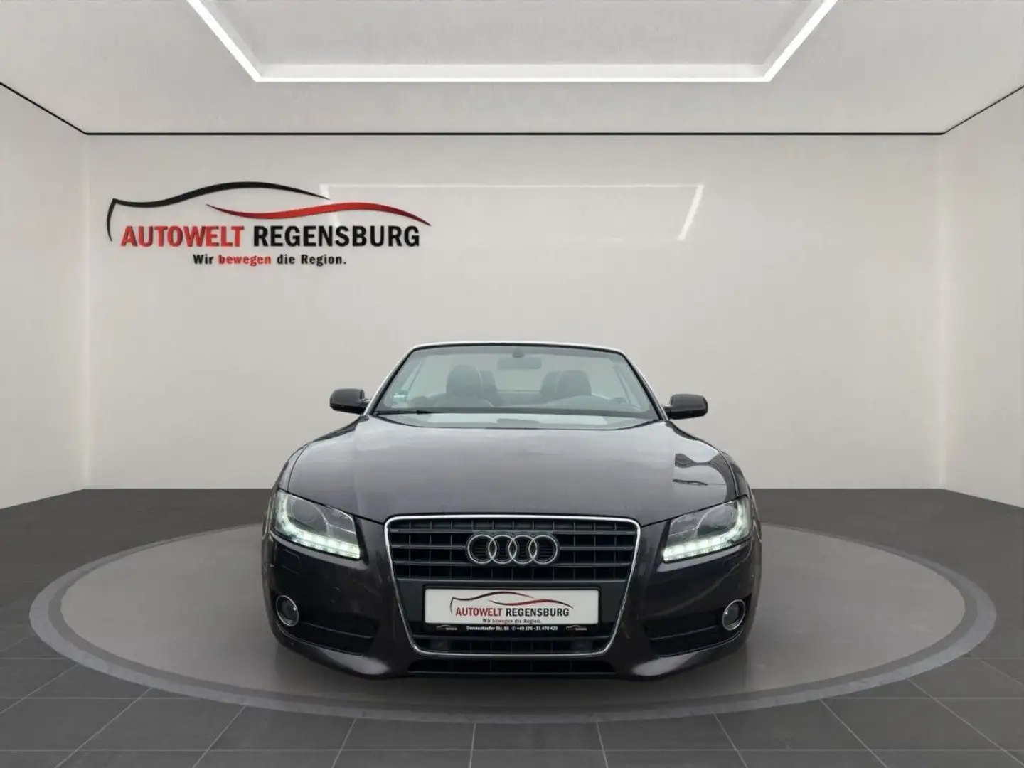 Audi A5 Cabrio 2.0 TDI XEN LEDER NAVI Exclusive Line Gris - 2