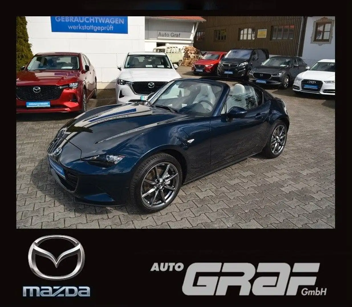 Mazda MX-5 Ad'vantage Design RF LEDER BEIGE NAVI LED Blau - 1