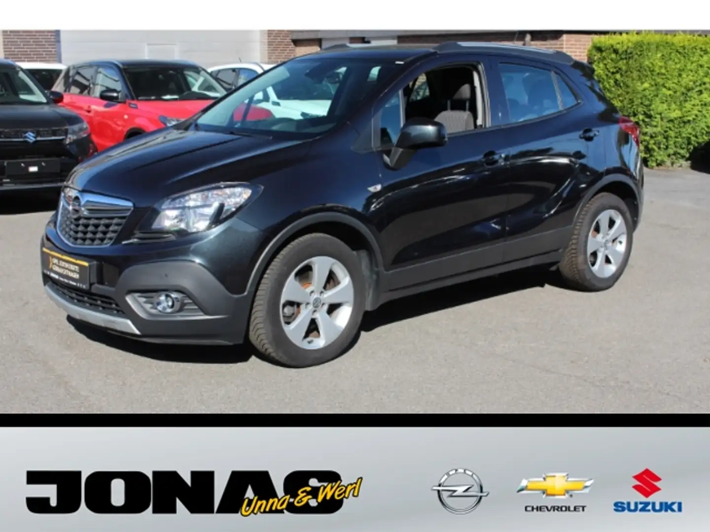 Opel Mokka Edition 1.4 Turbo abn. AHK Allwetter PDC v+h Zwart - 1