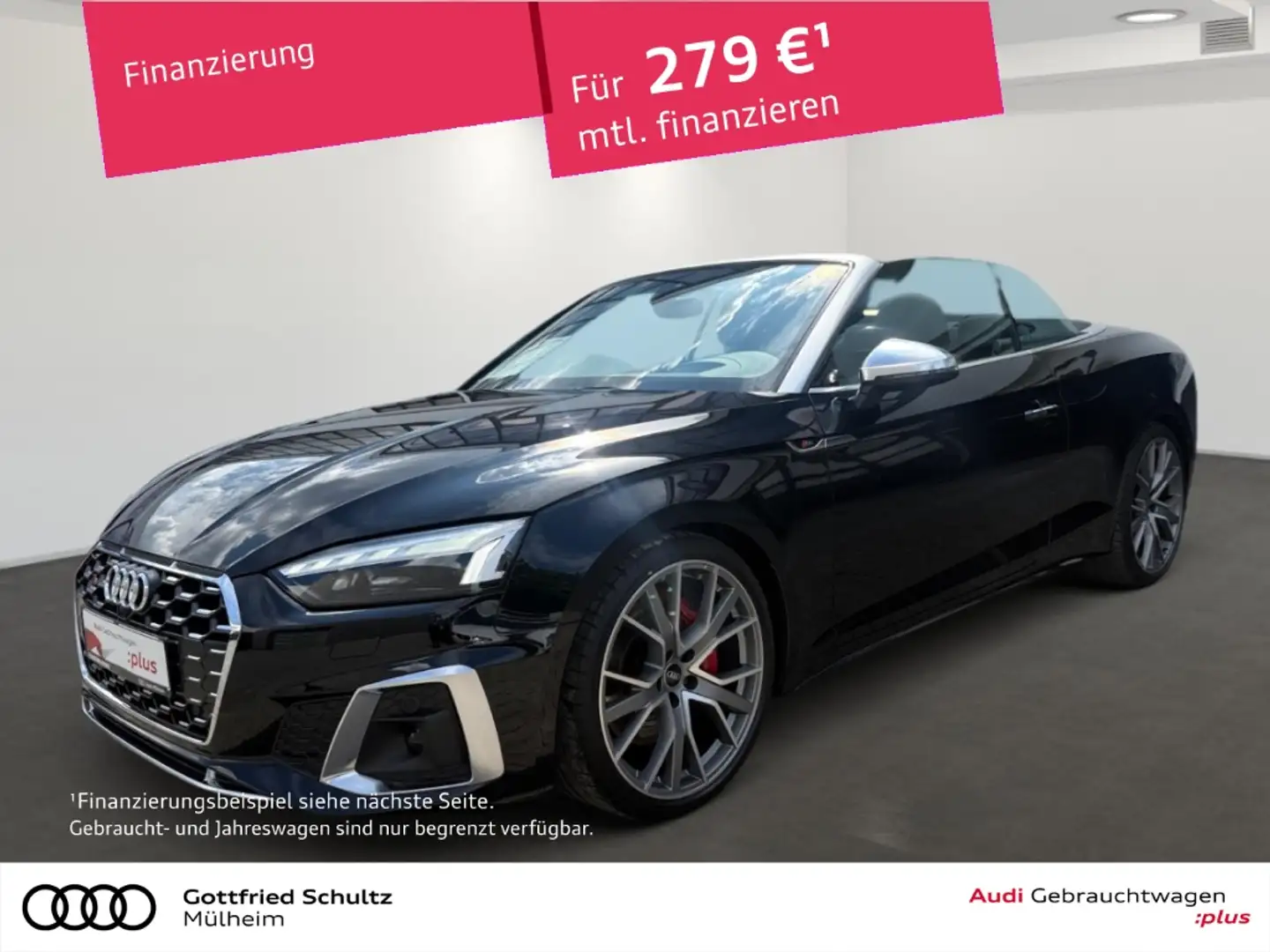 Audi S5 Cabriolet 3.0 TFSI quattro S-TRONIC LED NAV KAMERA Negro - 1