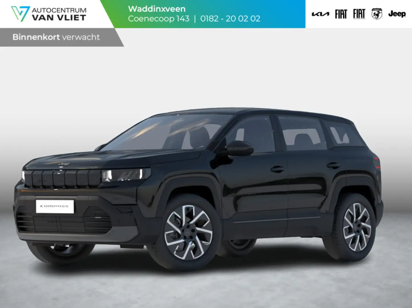 Jeep Compass Altitude 74 kWh Noir - 1