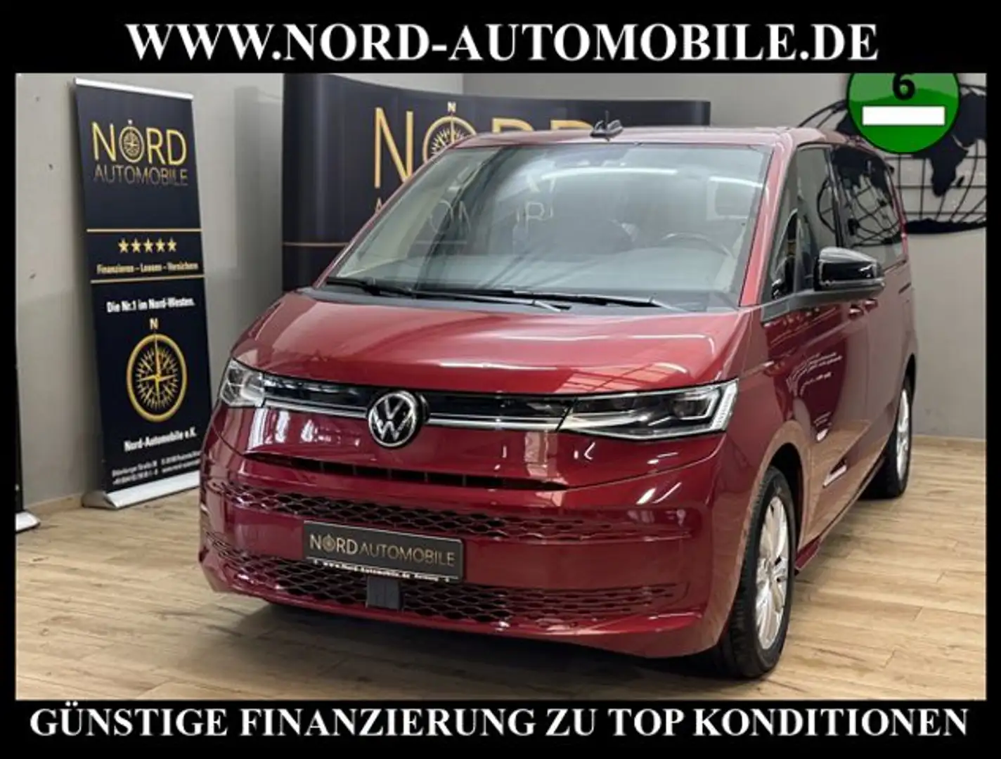 Volkswagen T7 Multivan TDI DSG *SCHÖN VOLL*UPE:77* Rojo - 1