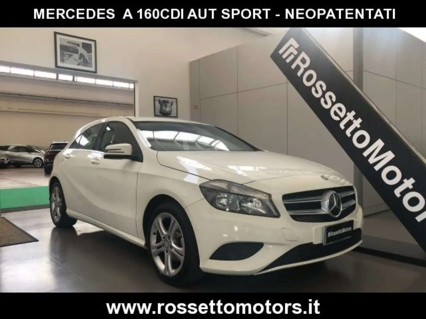 Mercedes-Benz A 160 CDI Automatic Sport NEOPATENTATI Bianco - 1
