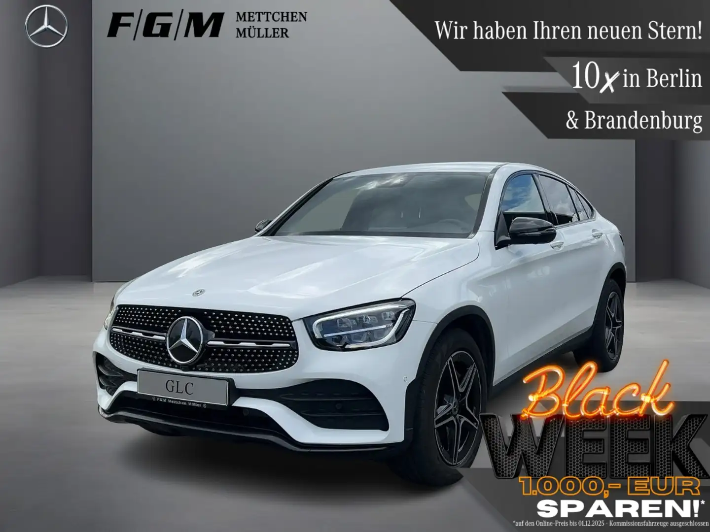 Mercedes-Benz GLC 200 4M AMG/Standhzg/AHK/360/LED/Night/Soundsy Blanc - 1