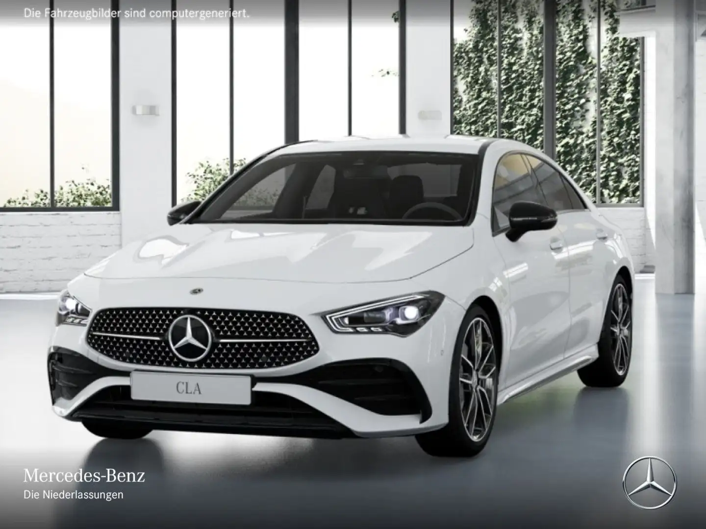 Mercedes-Benz CLA 200 AMG+NIGHT+MULTIBEAM+KAMERA+TOTW+7G Weiß - 2