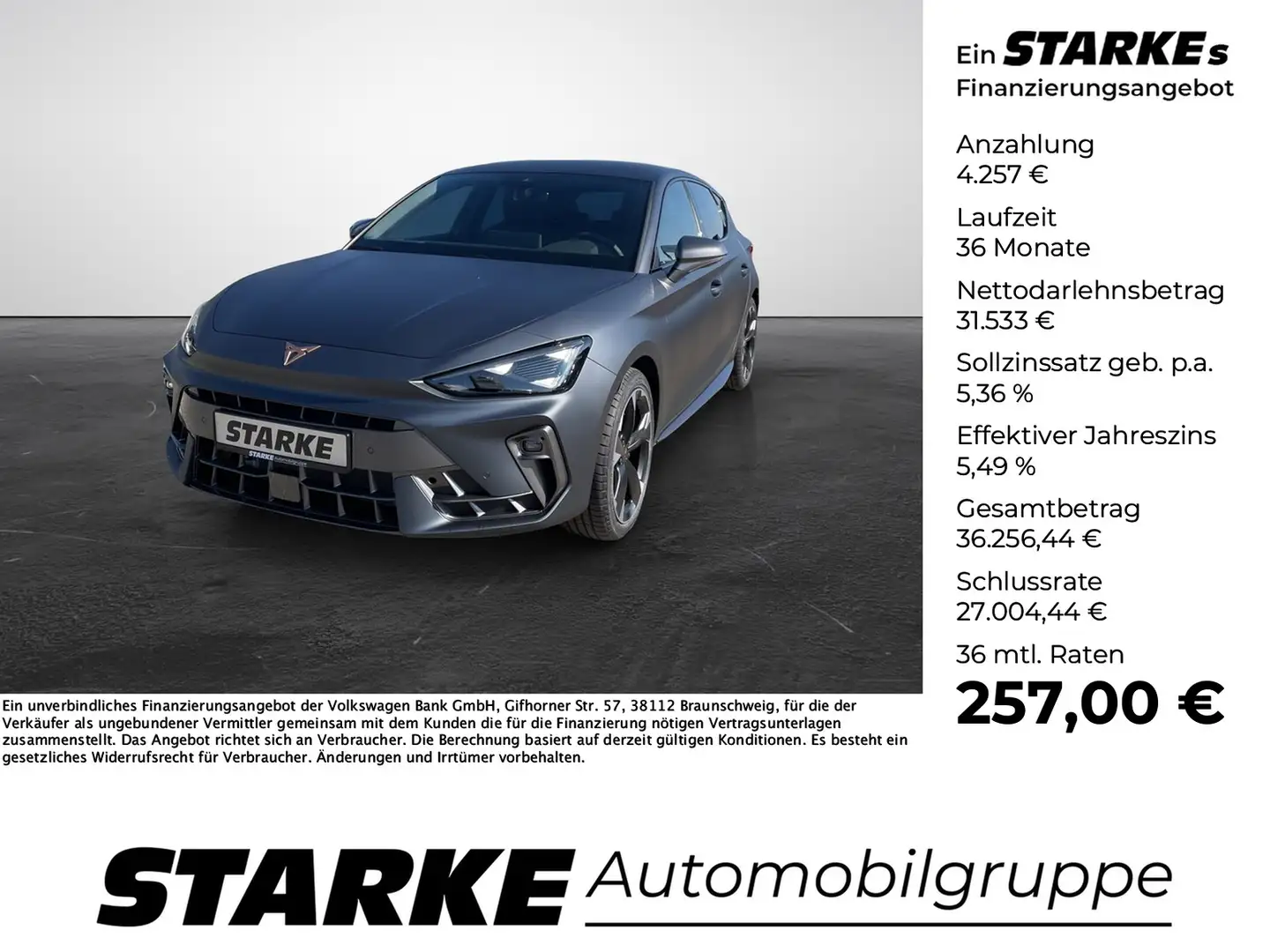 CUPRA Leon 1.5 eTSI DSG Grijs - 1
