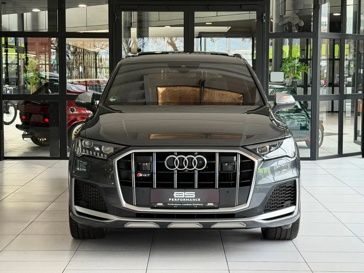 Audi SQ7 4.0 TDI |LASER|ACC|HUD|PANO|MASSAGE|CARBON|7 Gris - 2