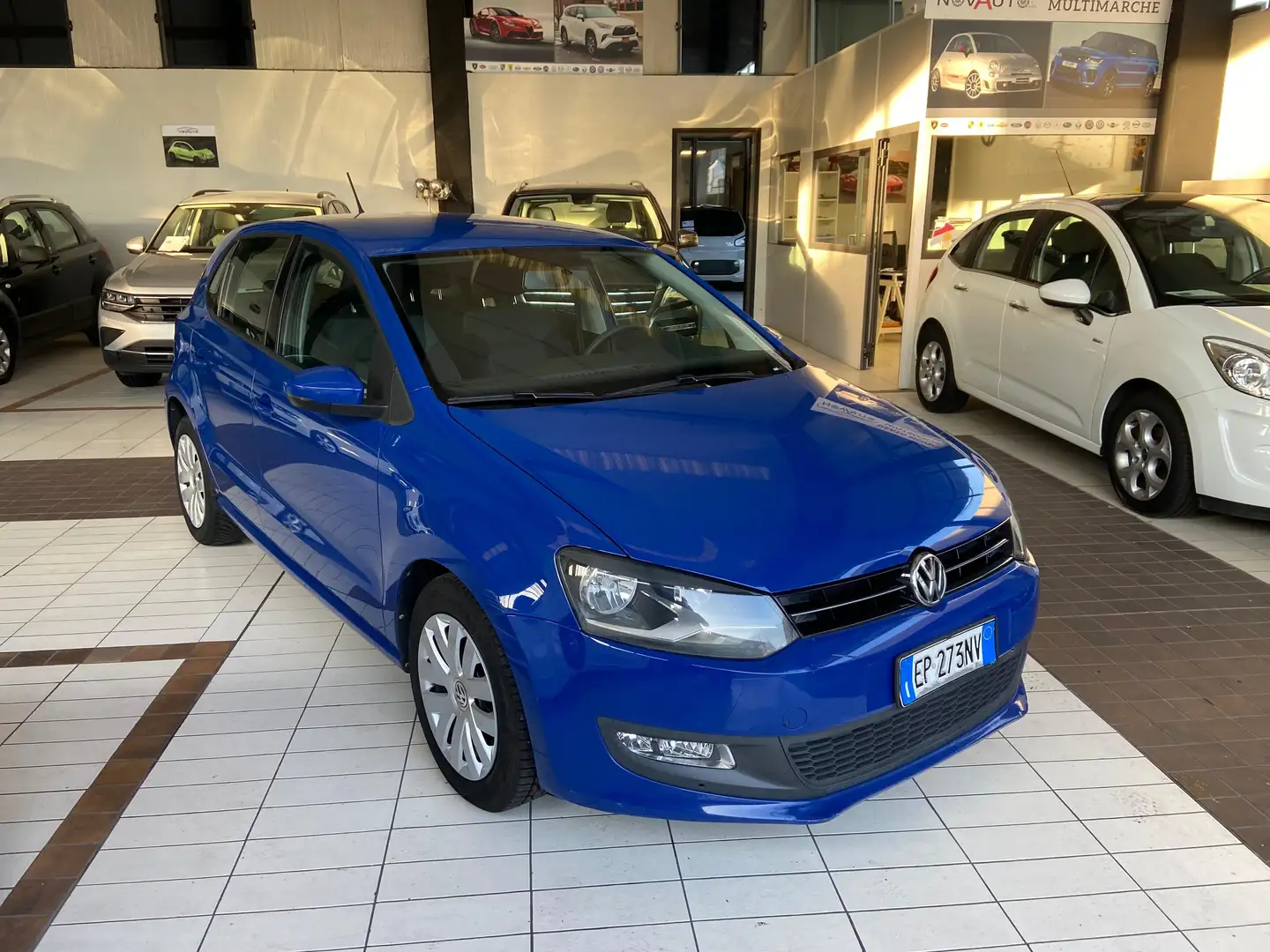 Volkswagen Polo Polo V 2009 5p 1.6 Highline bi-fuel 82cv Blu/Azzurro - 2