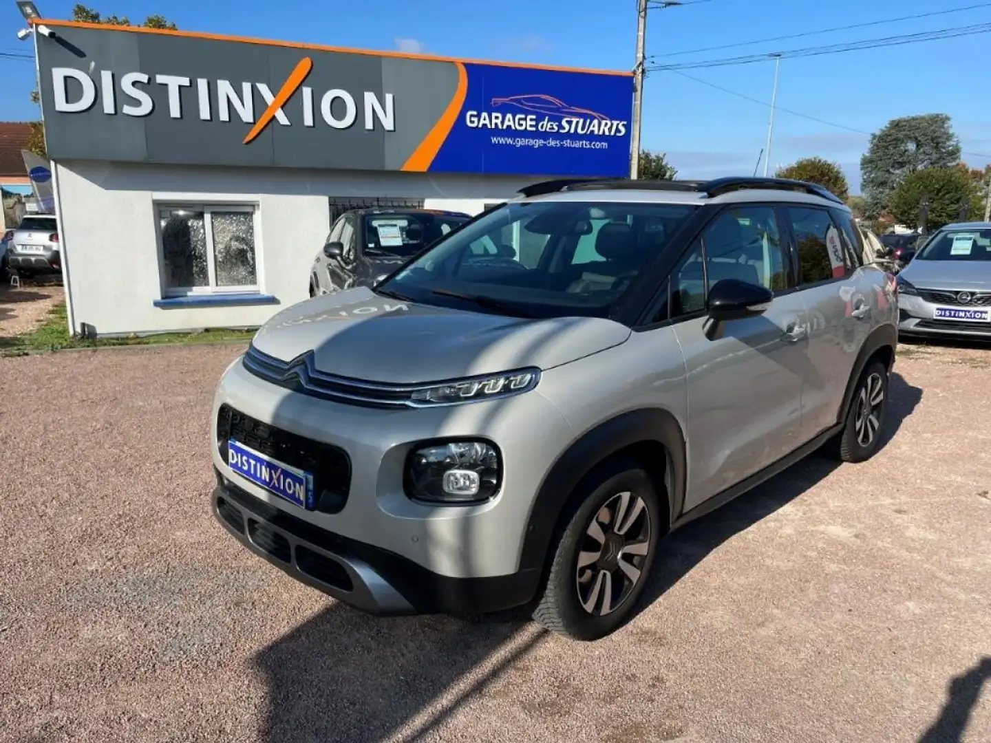 Citroen C3 Aircross 1.2 - 12V - 110 S\u0026S  EAT6  Shine + Toit ouvrant Beige - 1