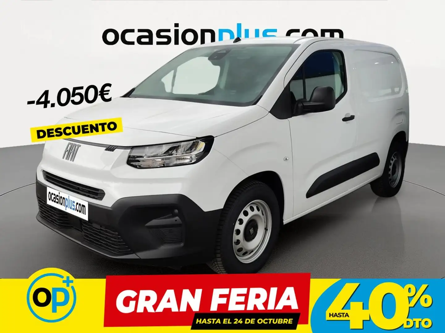 Fiat Dobló Furgón 1.5BlueHDI L1 H1 Standard 650kg 75K Blanco - 1