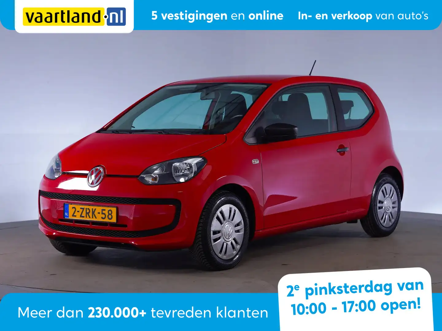 Volkswagen up! 1.0 take up! BlueMotion [ Airco airbag abs ] Rot - 1