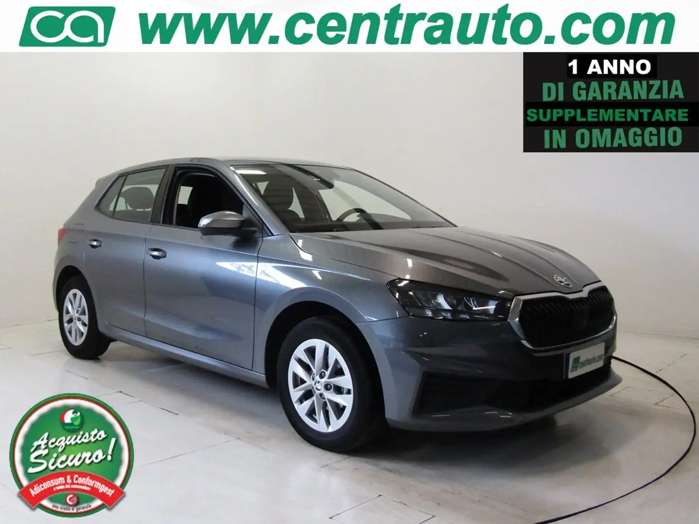 Skoda Fabia 1.0 TSI EVO Ambition Manuale 5P  *OK NEOPATENTATI* Grigio - 1