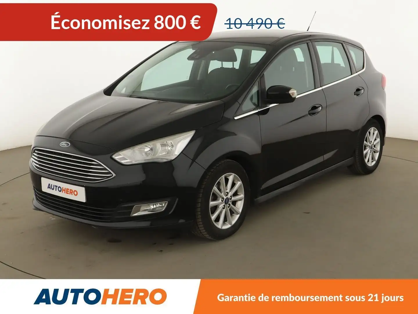 Ford C-Max 1.0 EcoBoost Titanium BV6 Noir - 1