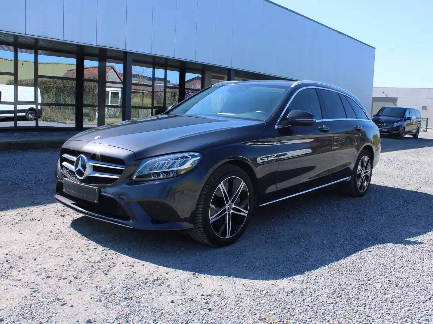 Mercedes-Benz C 300 PHEV HYBRIDE LEDER TREKHAAK CRUISE CAMERA NAVI APP Gris - 2