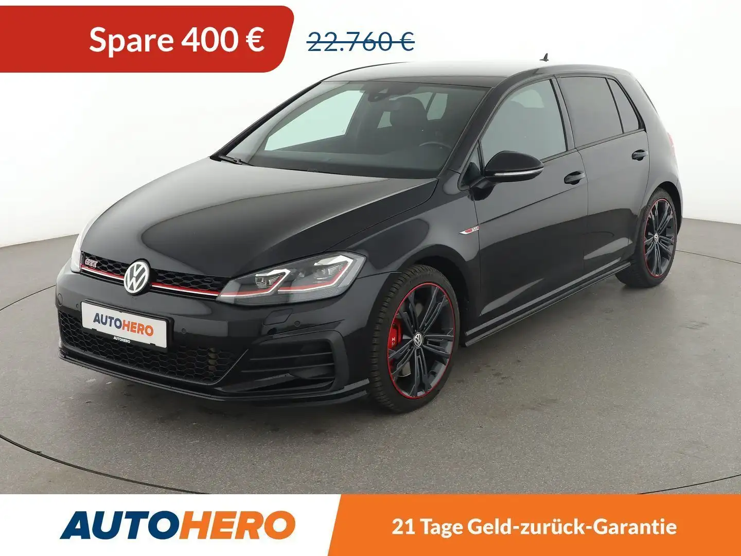 Volkswagen Golf GTI 2.0 TSI GTI Performance BM Aut.*NAVI*LED*ACC*PDC* Schwarz - 1