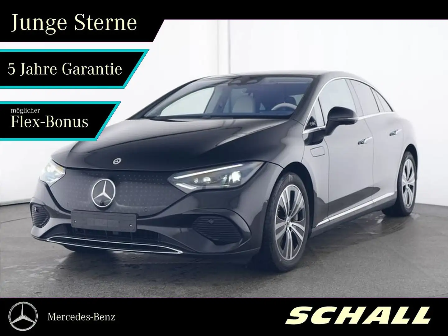 Mercedes-Benz EQE 350 ELECTRIC ART+HA-LENK+DIST+AHK+MEMO+360° Schwarz - 1