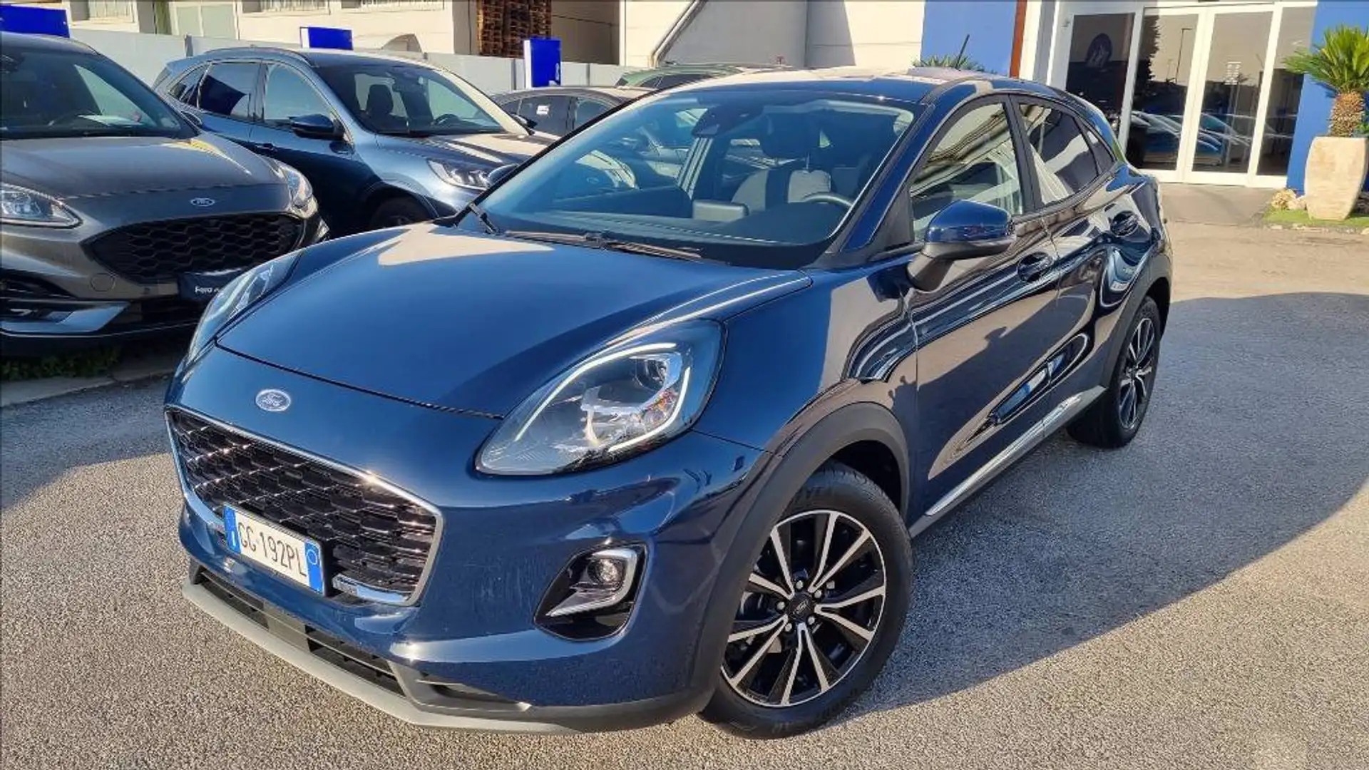 Ford Puma 1.0 ecoboost h titanium s&s 125cv auto Blauw - 1