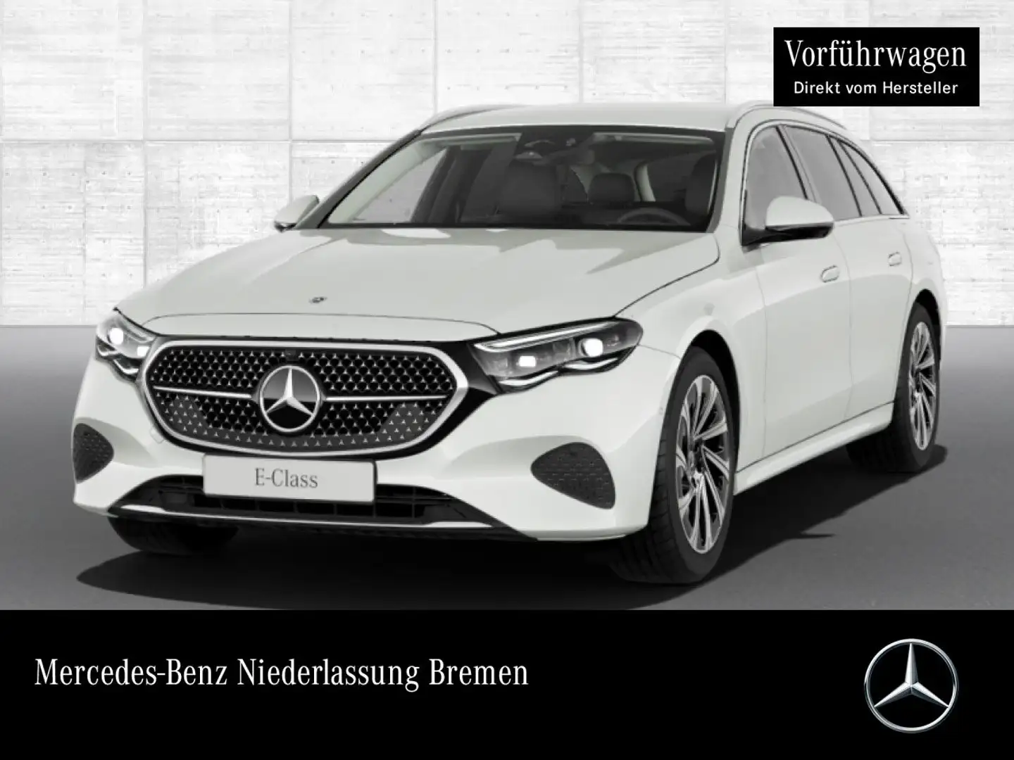 Mercedes-Benz E 300 e T Avantgarde 360° Airmat Distr. AHK Memory Weiß - 1