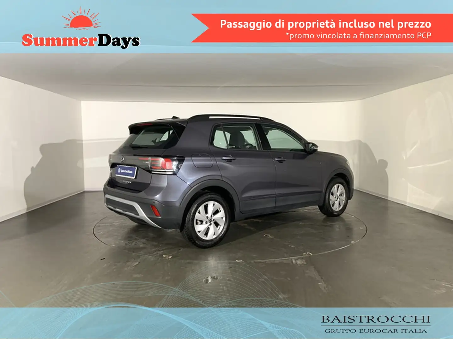 Volkswagen T-Cross 1.0 tsi life 115cv dsg Grigio - 2