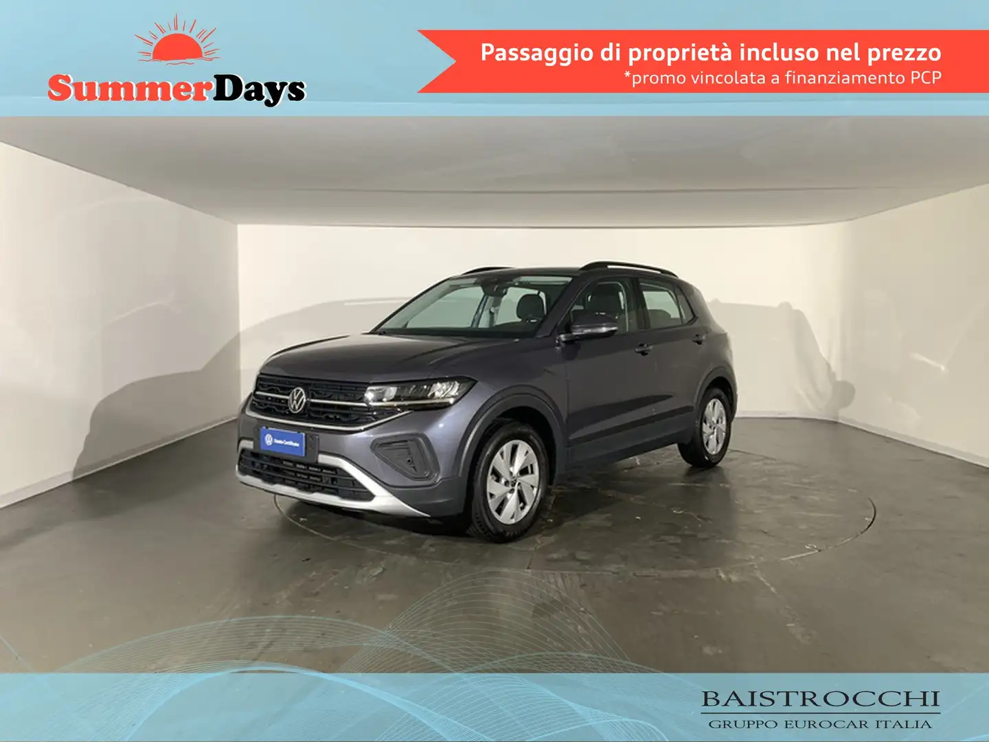 Volkswagen T-Cross 1.0 tsi life 115cv dsg Grigio - 1