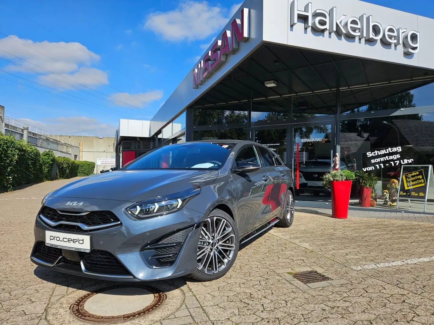 Kia ProCeed / pro_cee'd ProCeed 1.5 T-GDI GT-Line DCT7 Technik Leder 18Z Grau - 2