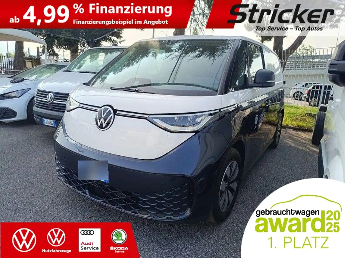 Volkswagen ID. Buzz Cargo 150/77 463,-ohne Anzahlung ACC Kamera Modrá - 2